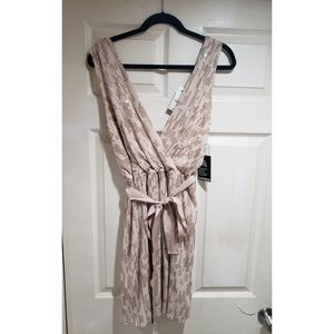 Express gold sequin dress (large)